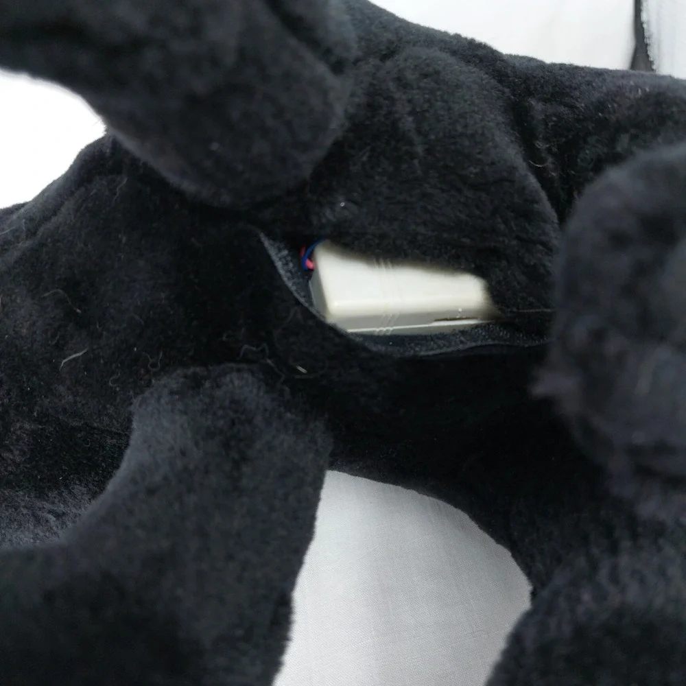 Vtg Gibson Greetings Plush Angry Fraidy Black Cat 10